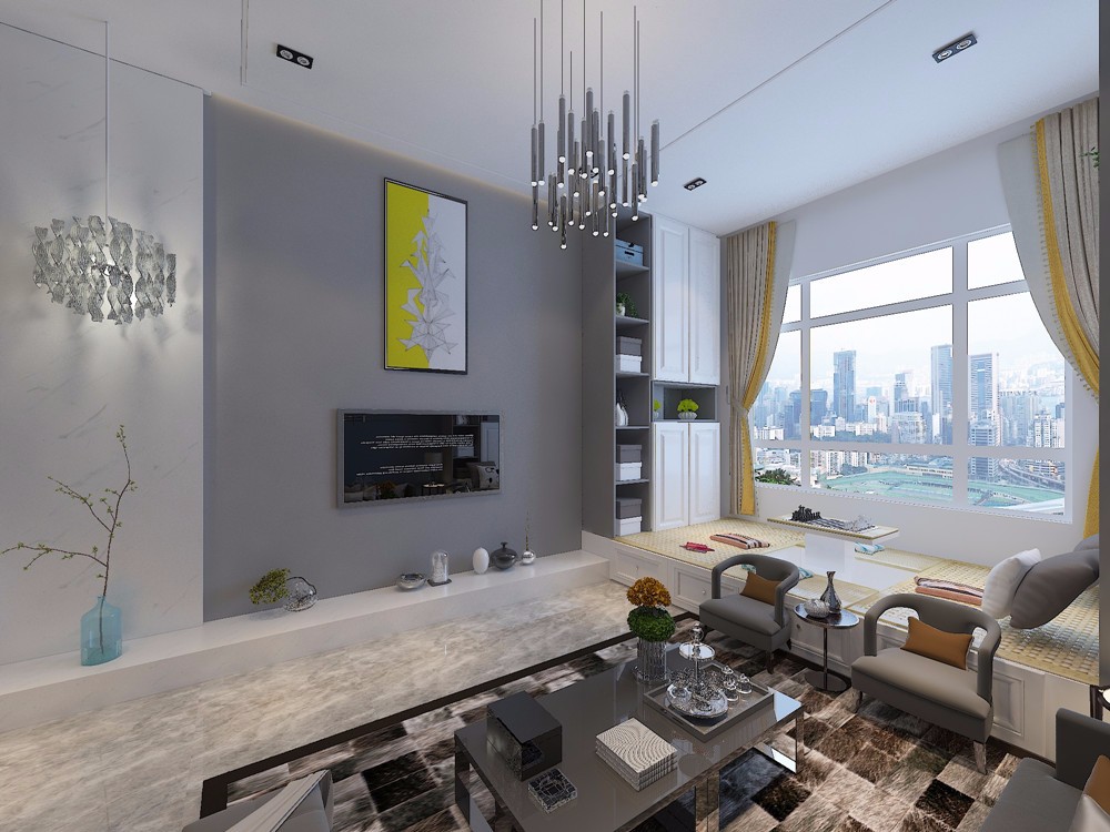 100平现代风格装修效果