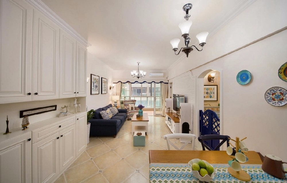 78平美式风格装修效果