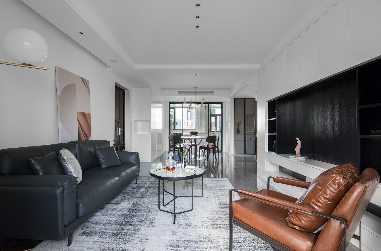 130平现代风格装修效果