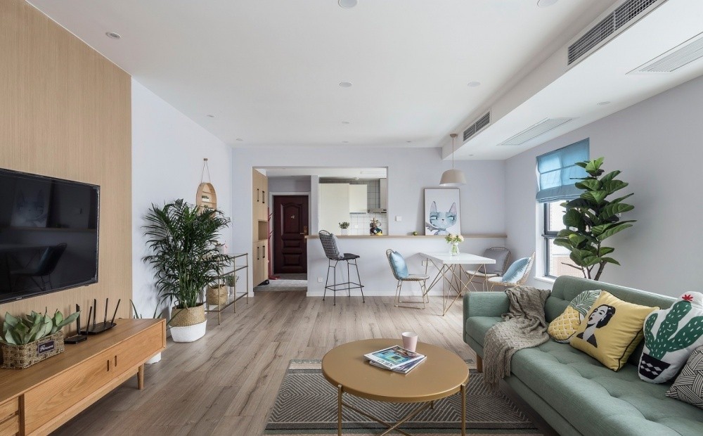 115平北欧风格装修效果