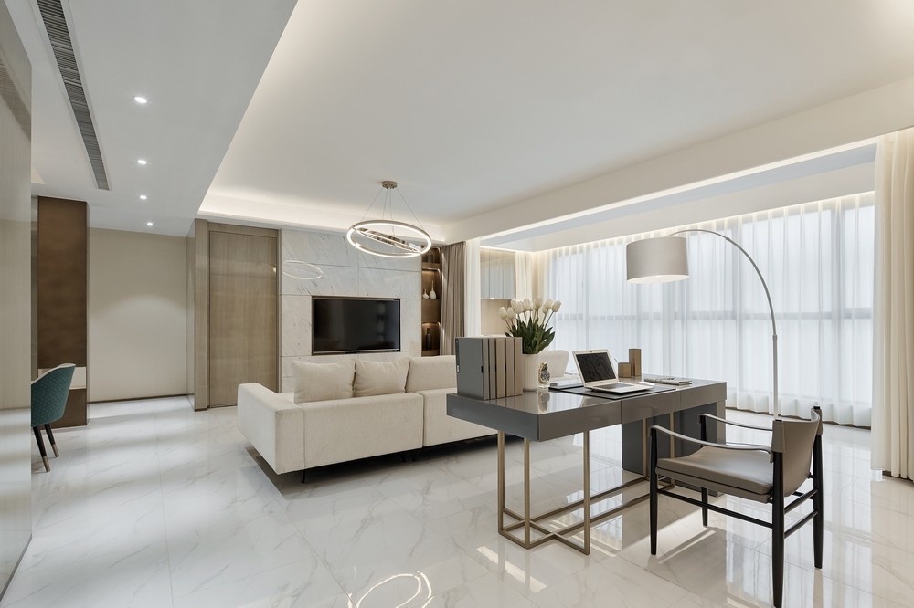 140平现代风格装修效果