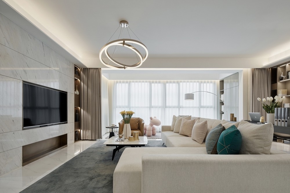 140平现代风格装修效果