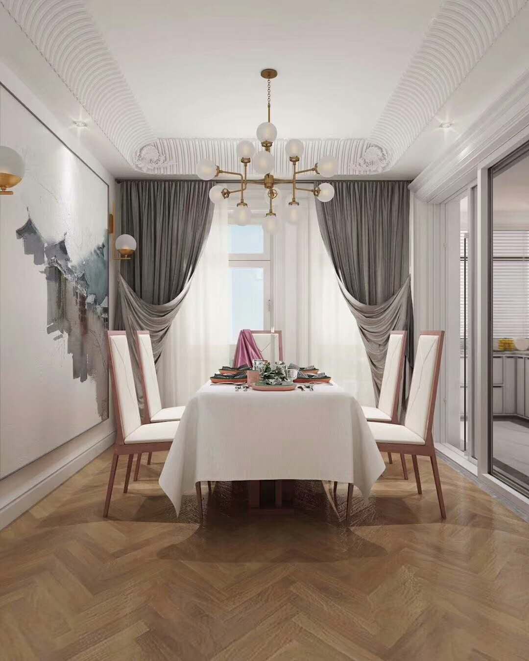 130平欧式风格装修效果