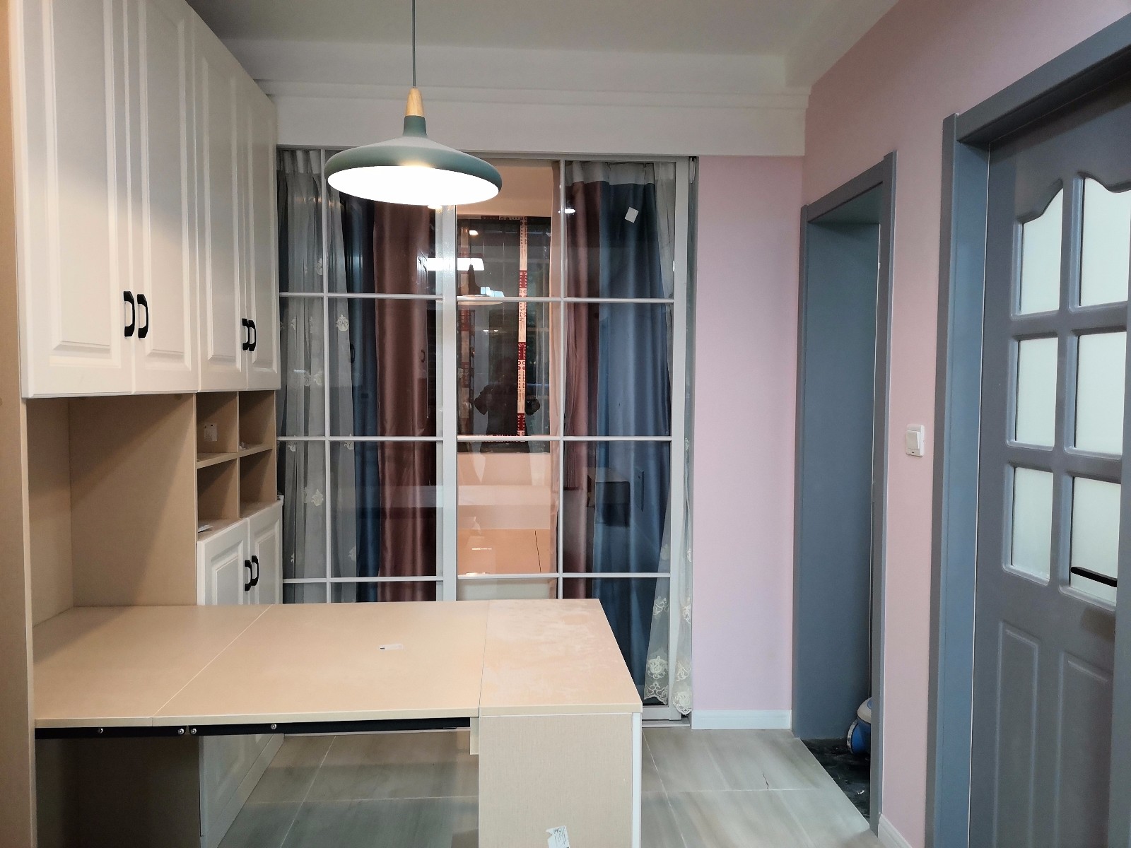 65平混搭风格装修效果