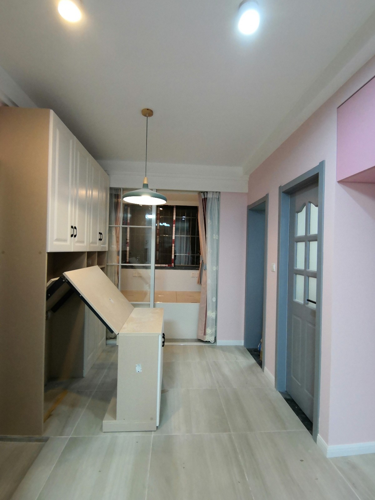 65平混搭风格装修效果