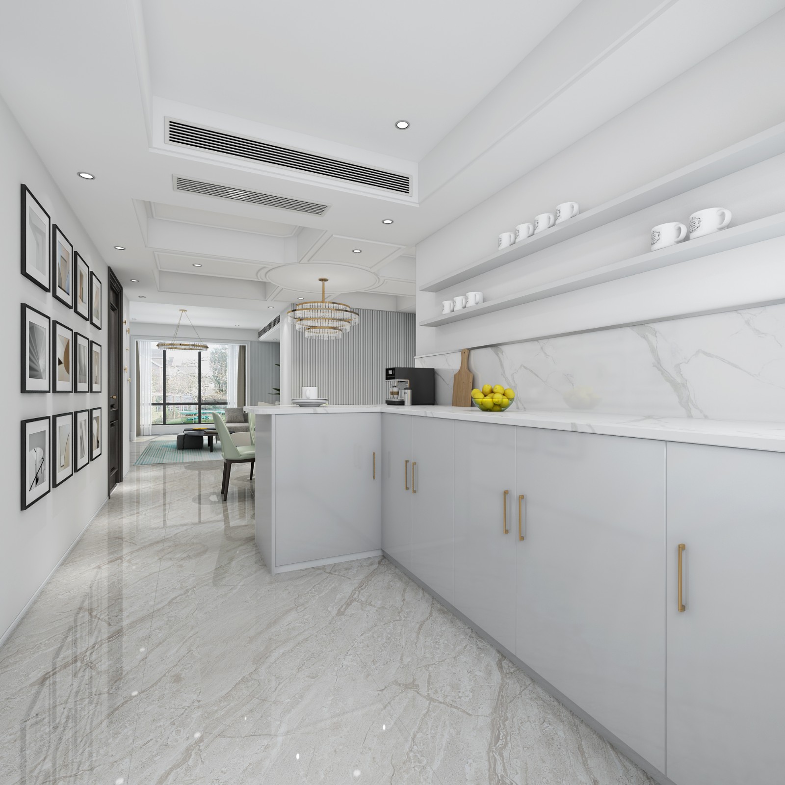 160平现代风格装修案例