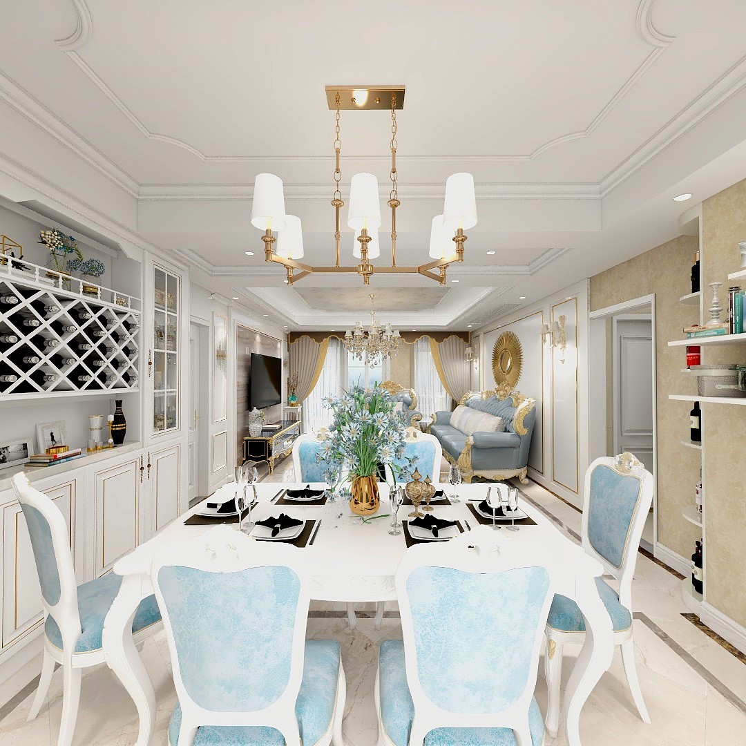 135平欧式风格装修案例