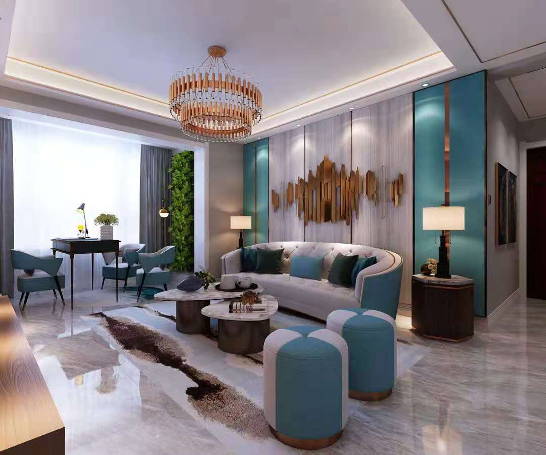 108平轻奢风格装修案例