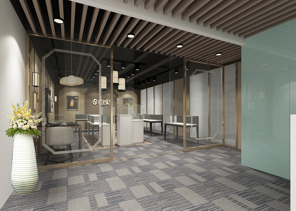 深圳恒实琥珀办公展厅