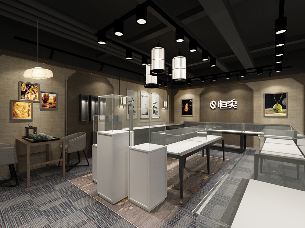 深圳恒实琥珀办公展厅