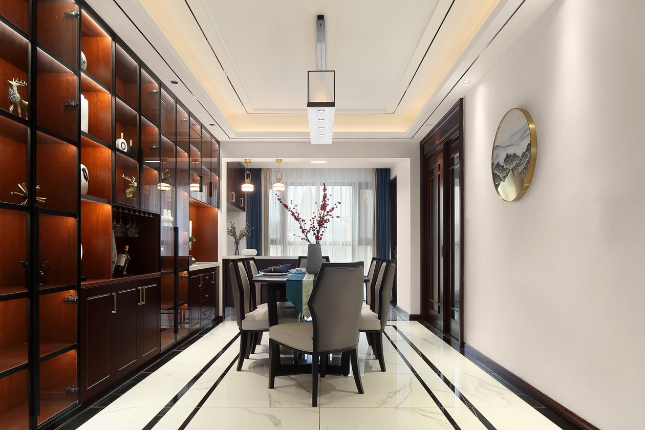 135平中式风格装修案例