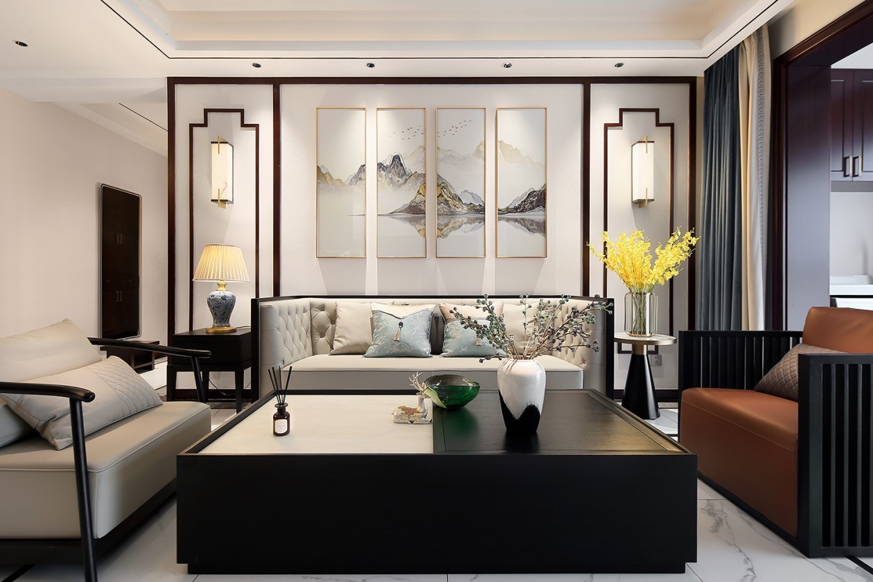 135平中式风格装修案例