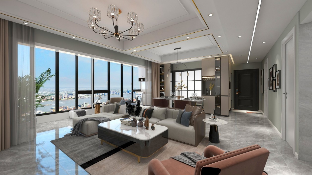 110平现代风格装修案例