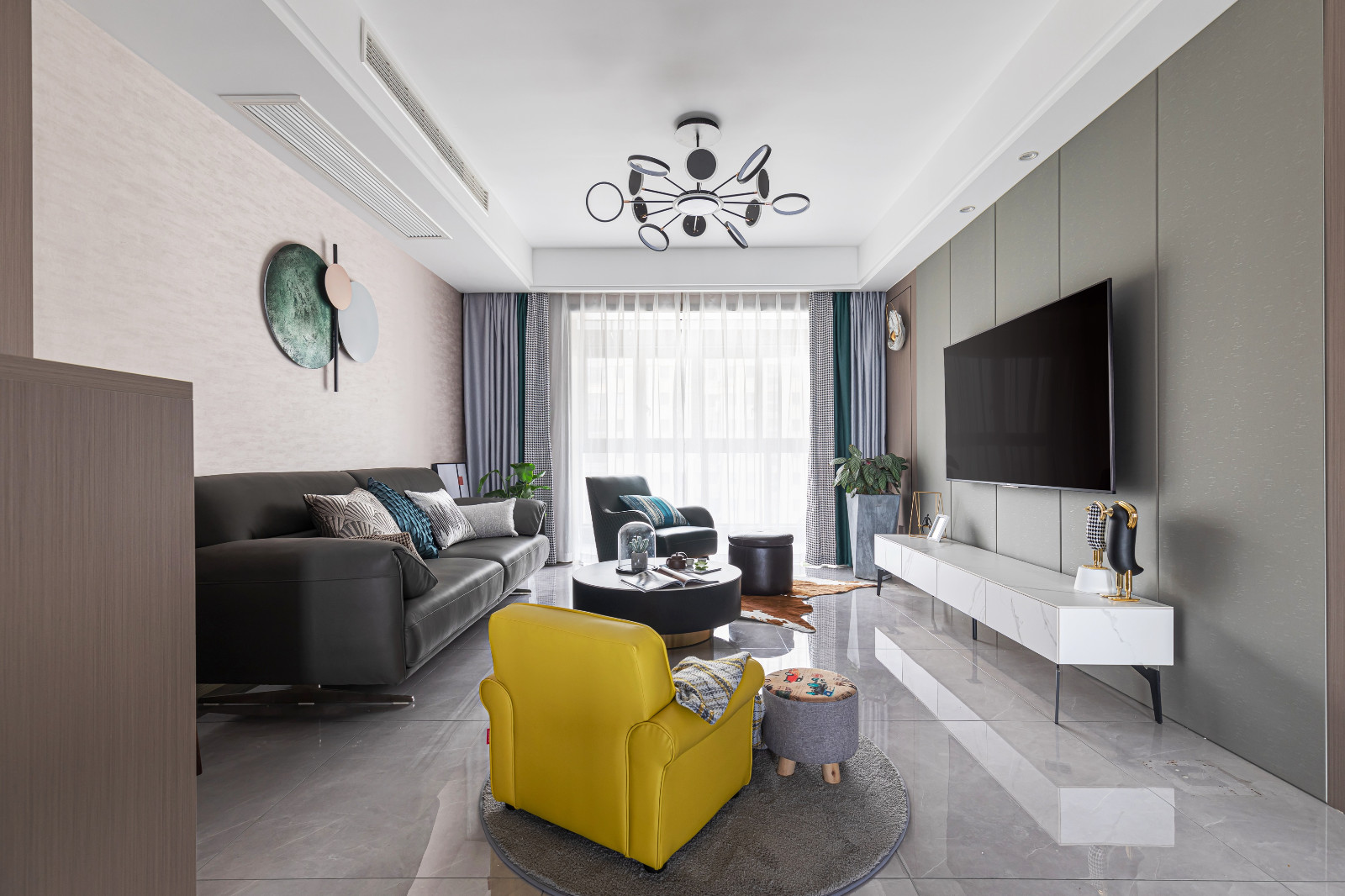 105平现代风格装修案例