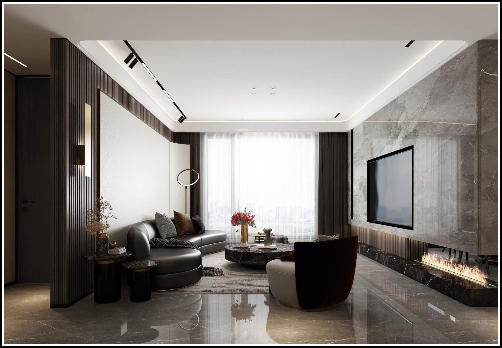 120平现代风格装修案例