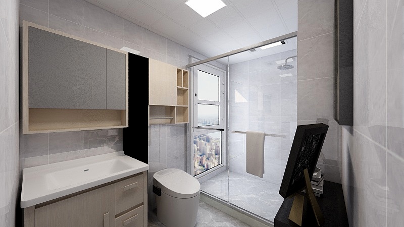 别再盯着北欧风啦，看看人家90平户型轻奢风