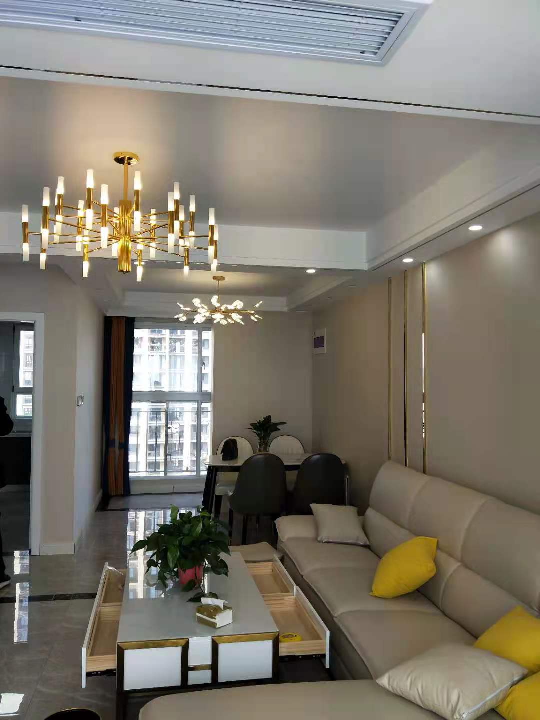 120㎡北欧风格装修效果图。