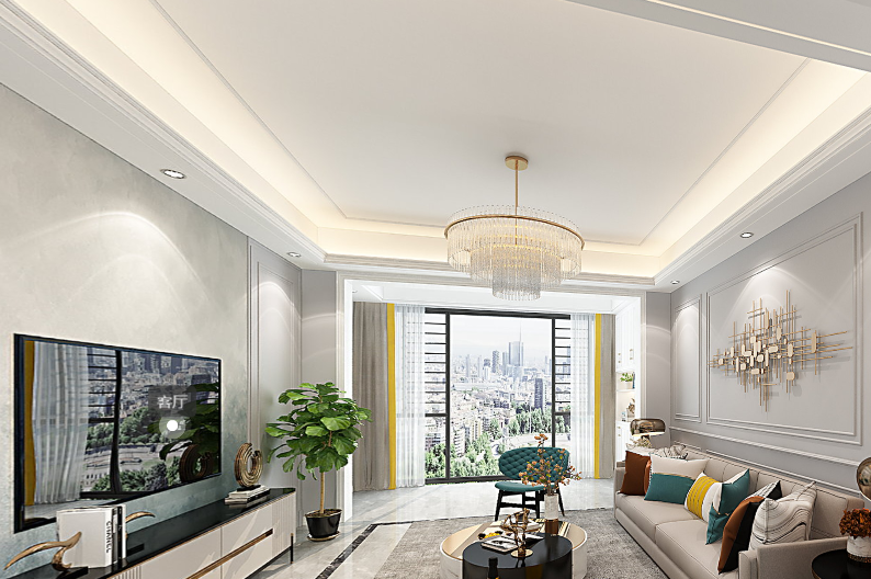 120㎡轻奢风风格，