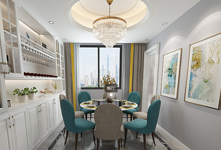 120㎡轻奢风风格，