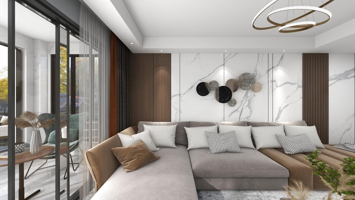 126㎡轻奢风格装修