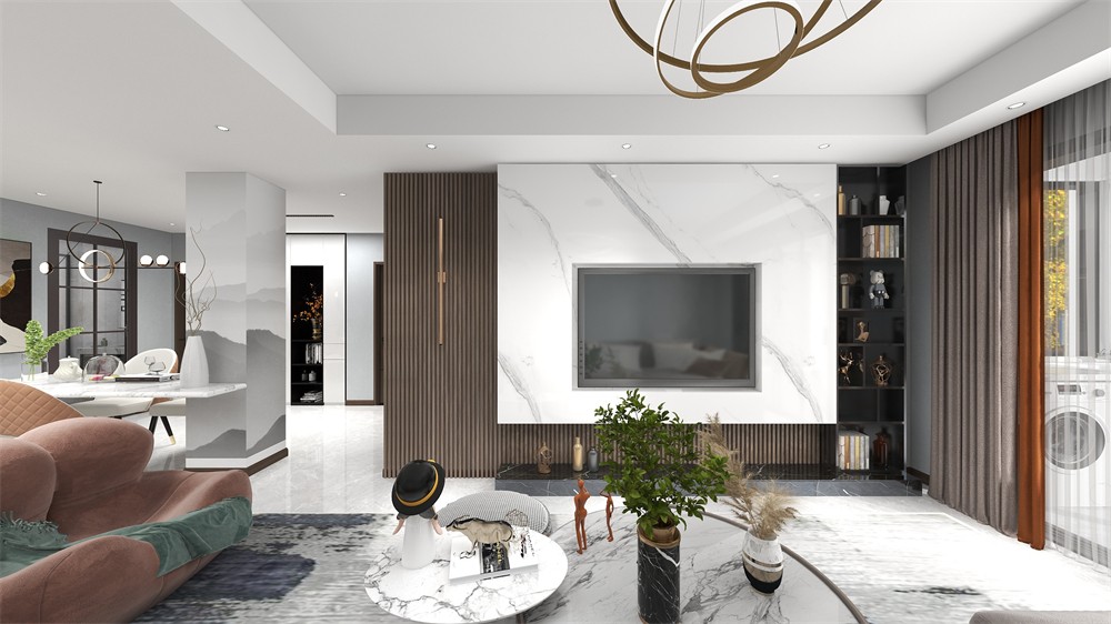 126㎡轻奢风格装修