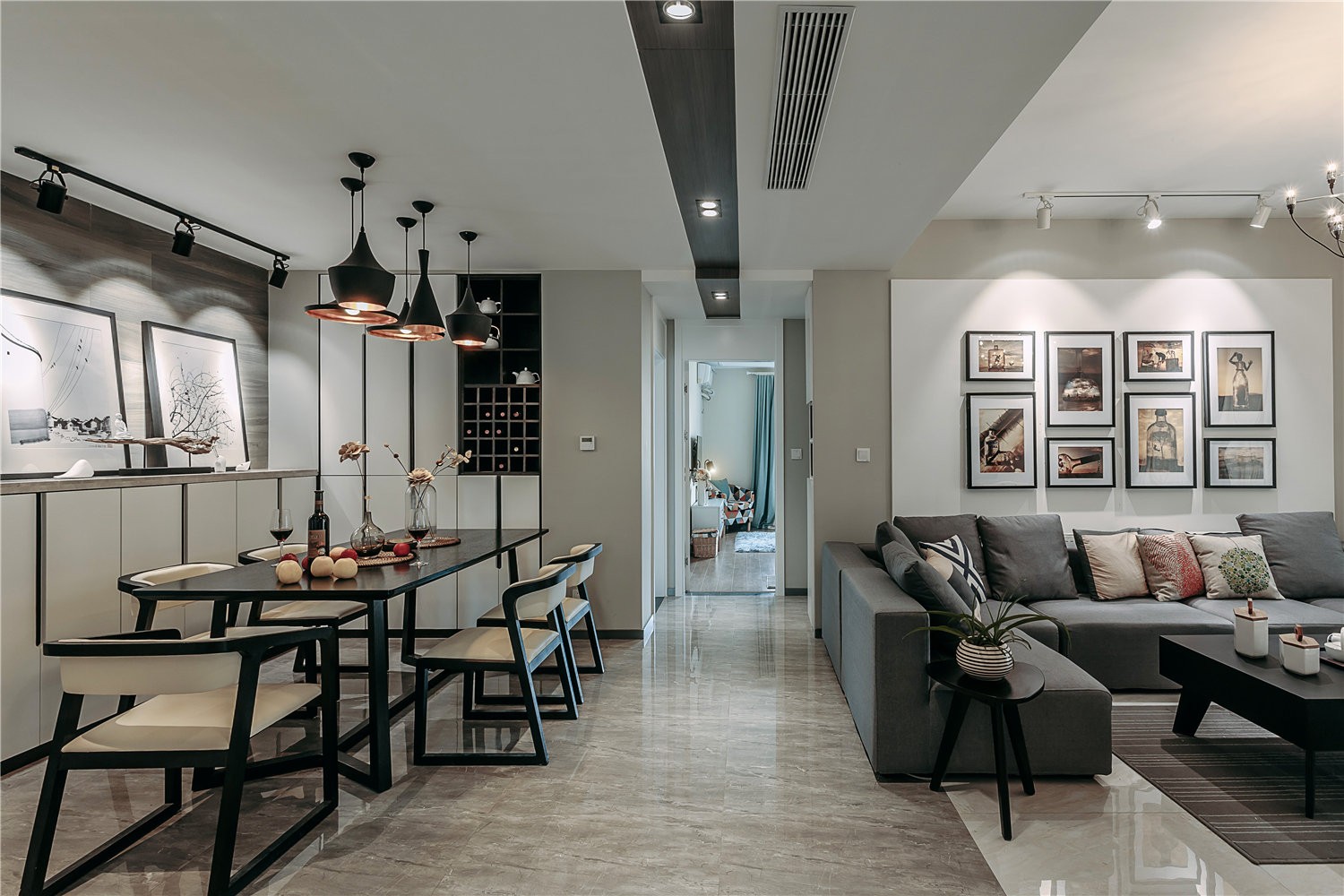 160m²现代风格，