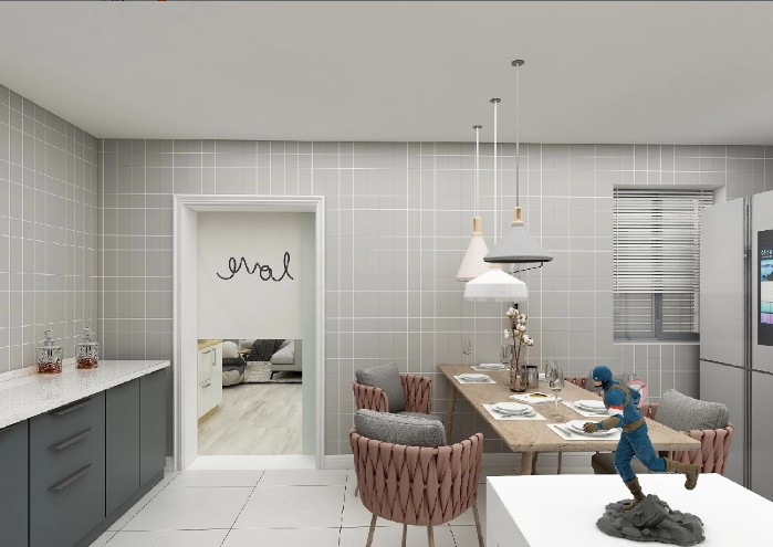 80㎡北欧小清新！