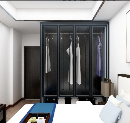 110㎡中式现代三居