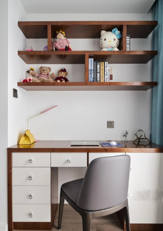 现代轻奢加之橙色点缀