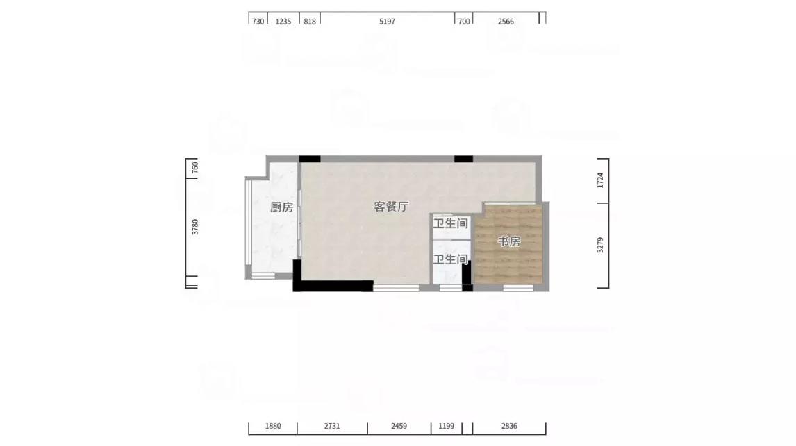 51方轻奢一居