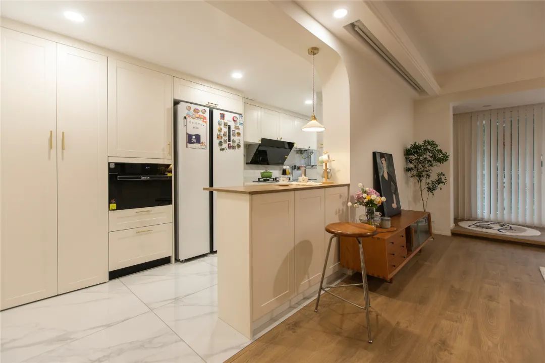 三代同堂住135㎡：全屋清新北欧风，复古与自然共存