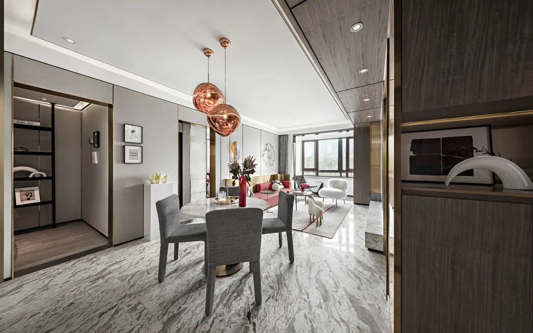 70㎡现代轻奢，时尚华丽的设计，低调温馨好高级