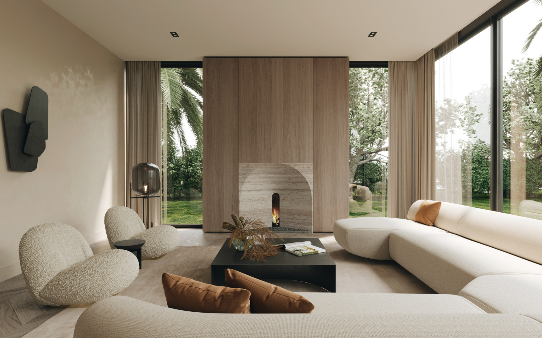 侘寂美学简约式风格住宅