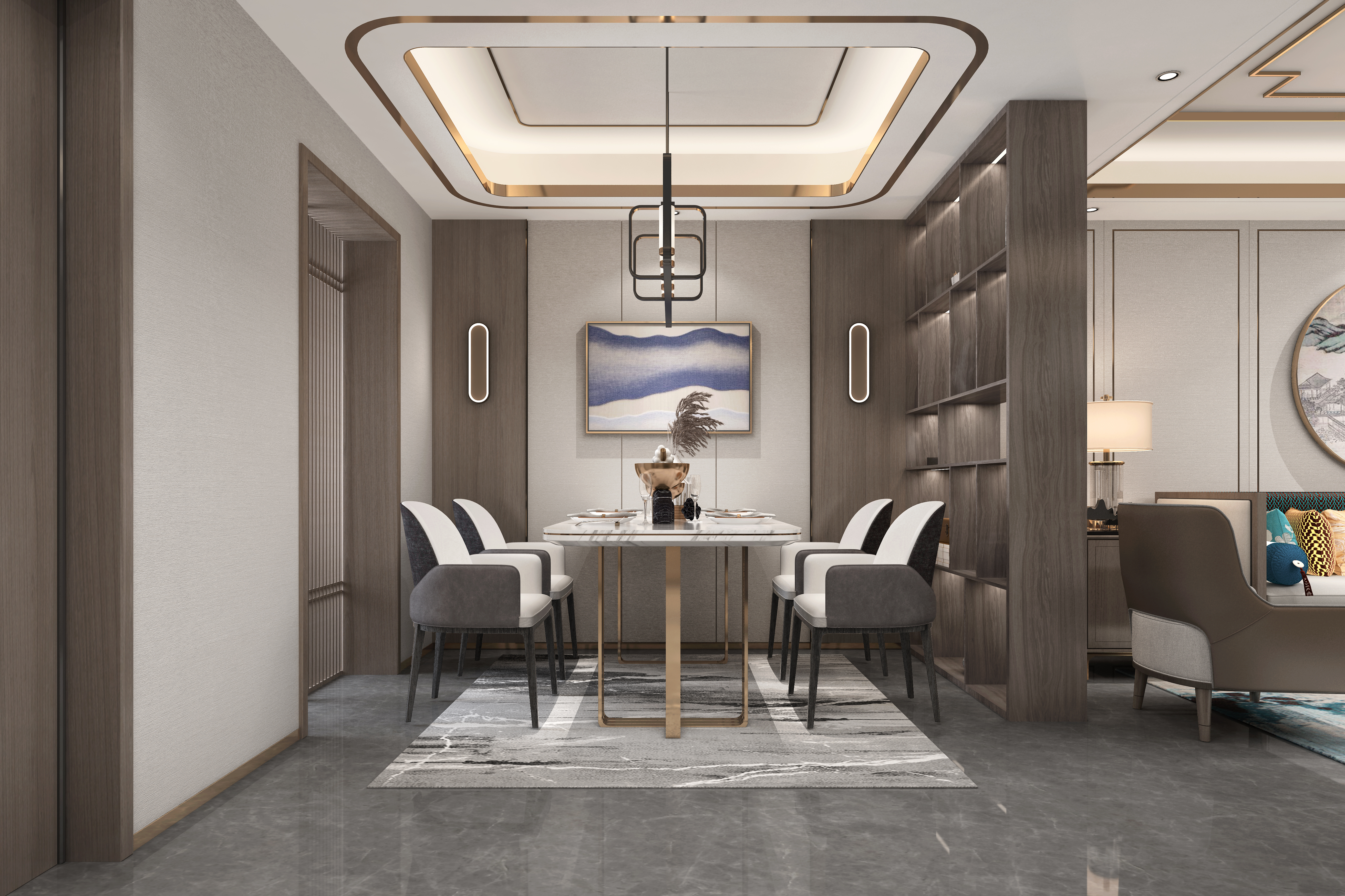 北京市高碑店新中式家装住宅