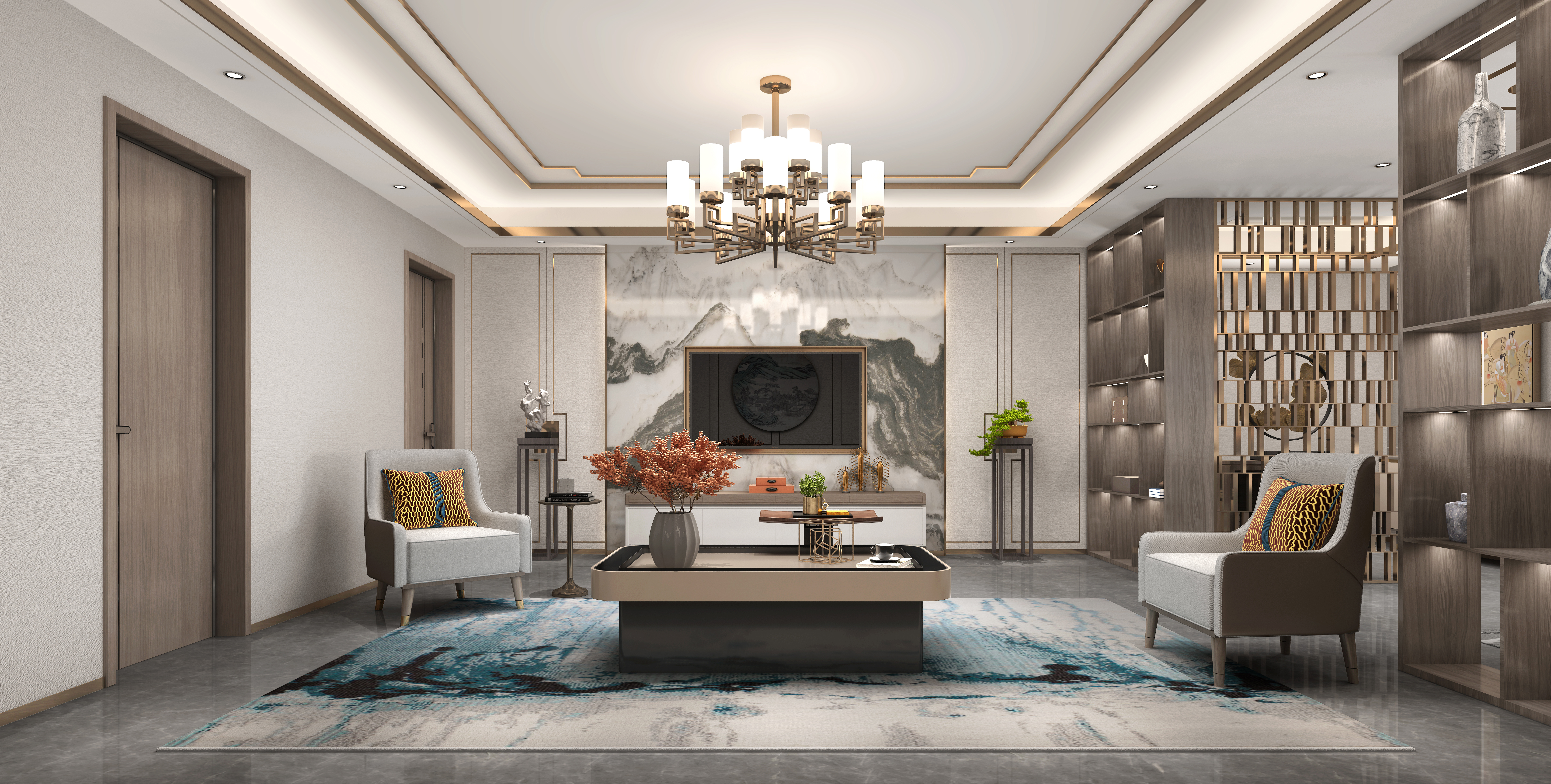 北京市高碑店新中式家装住宅