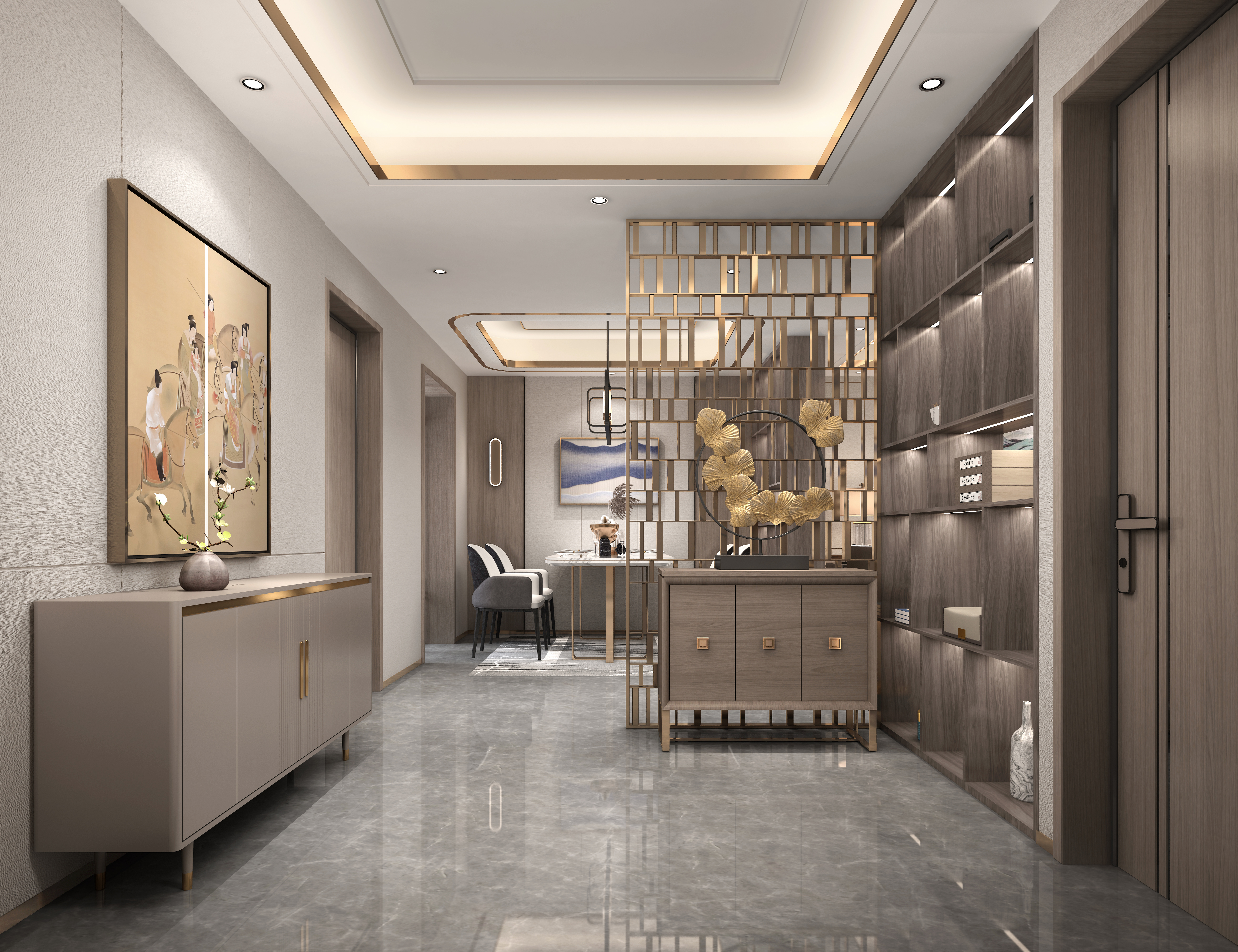 北京市高碑店新中式家装住宅