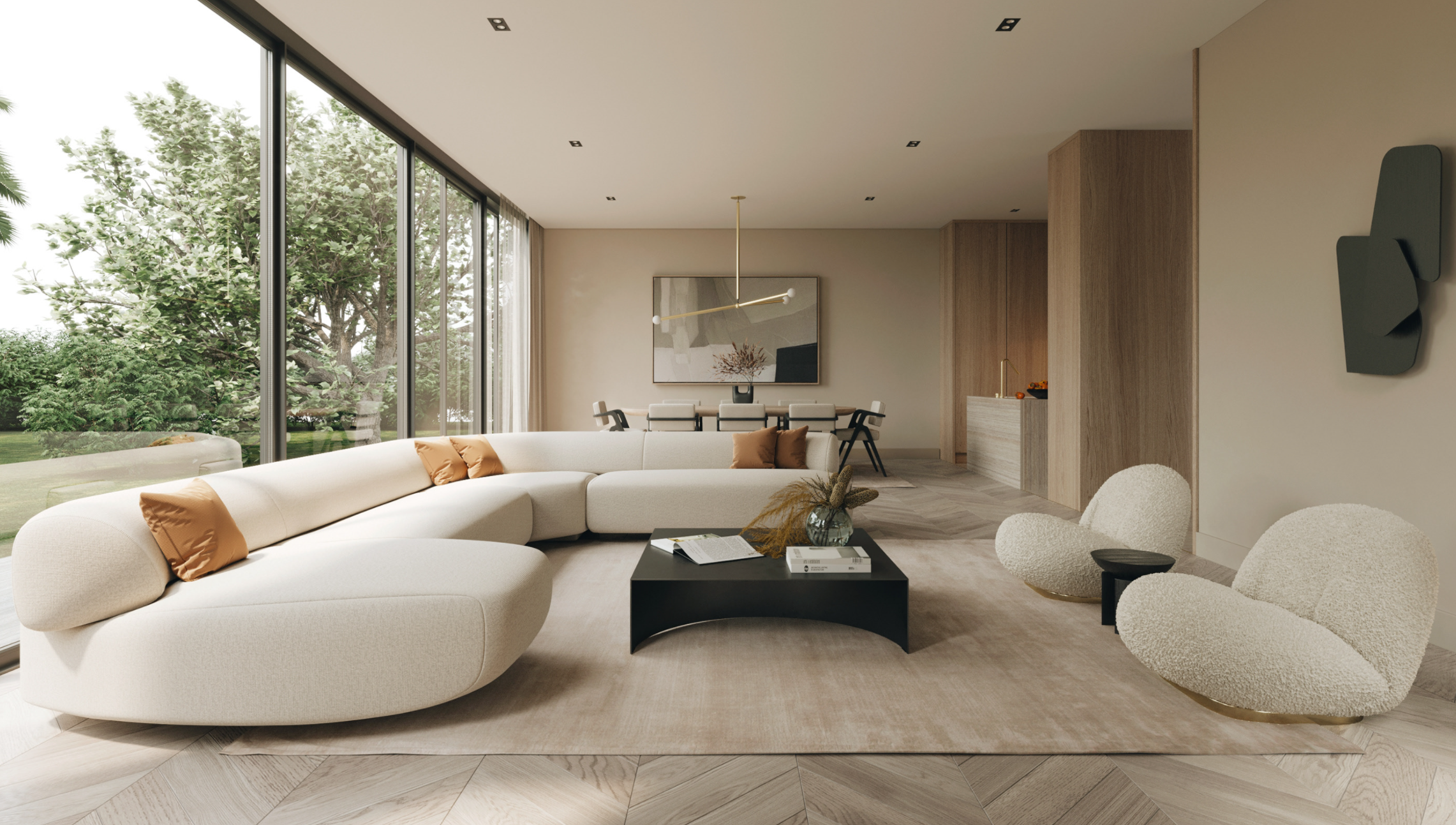 侘寂美学简约式风格住宅