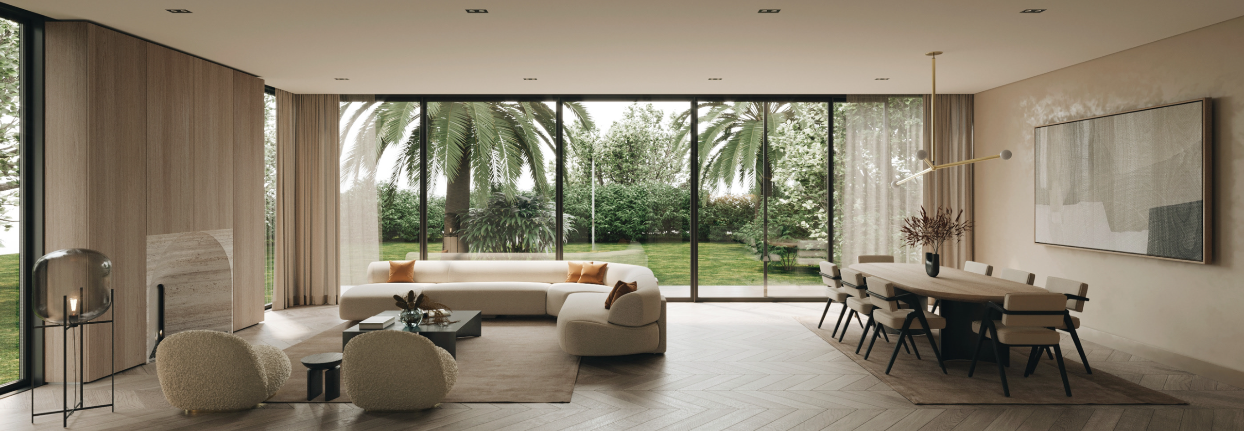 侘寂美学简约式风格住宅