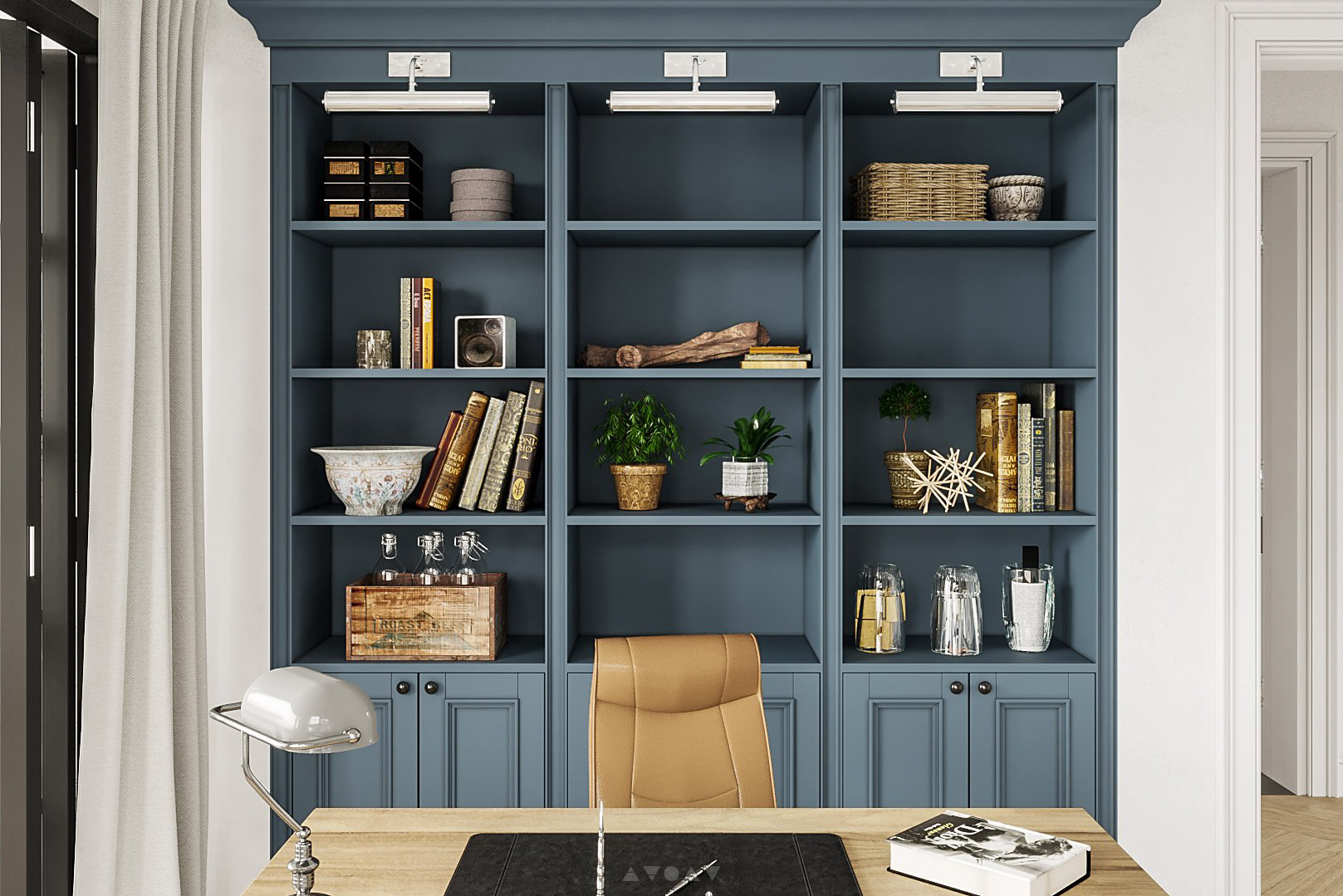 简约美式田园风小清新别墅住宅