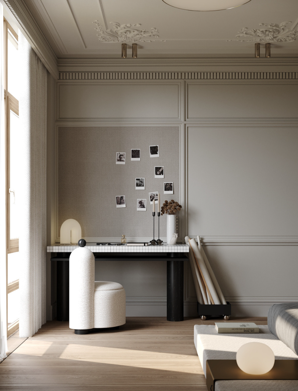 现代法式简约风格住宅