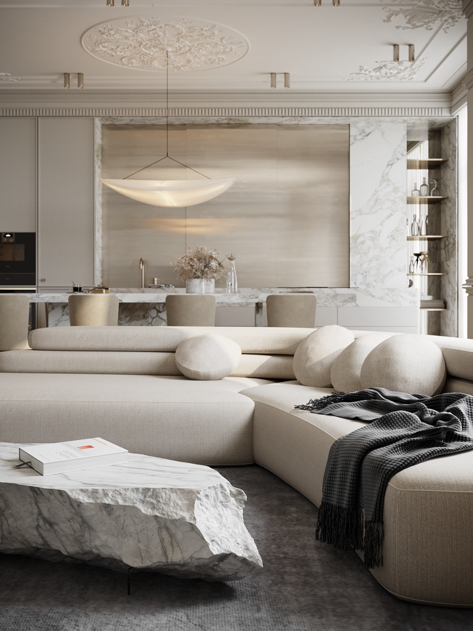 现代法式简约风格住宅