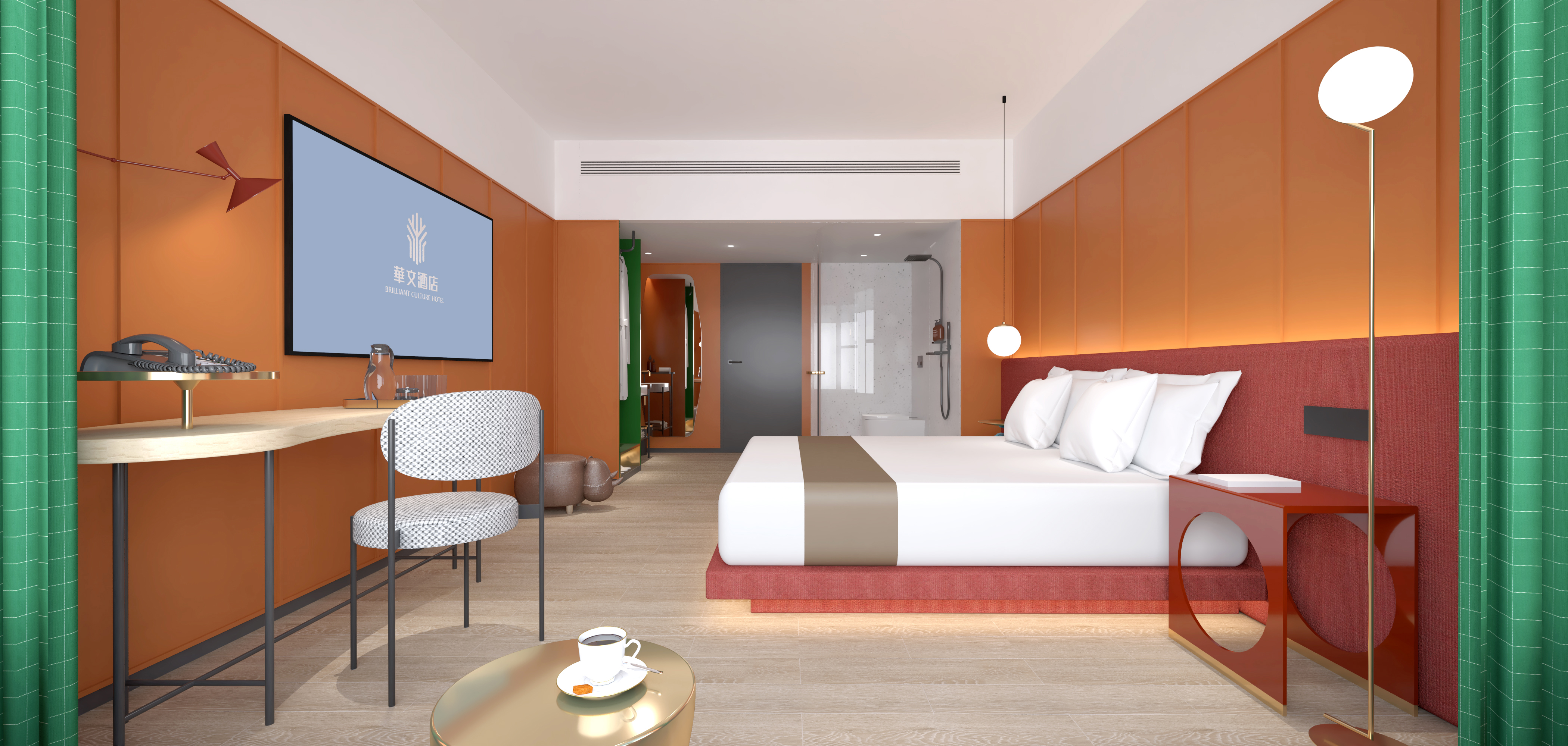 北京市中心酒店项目局部空间设计改造