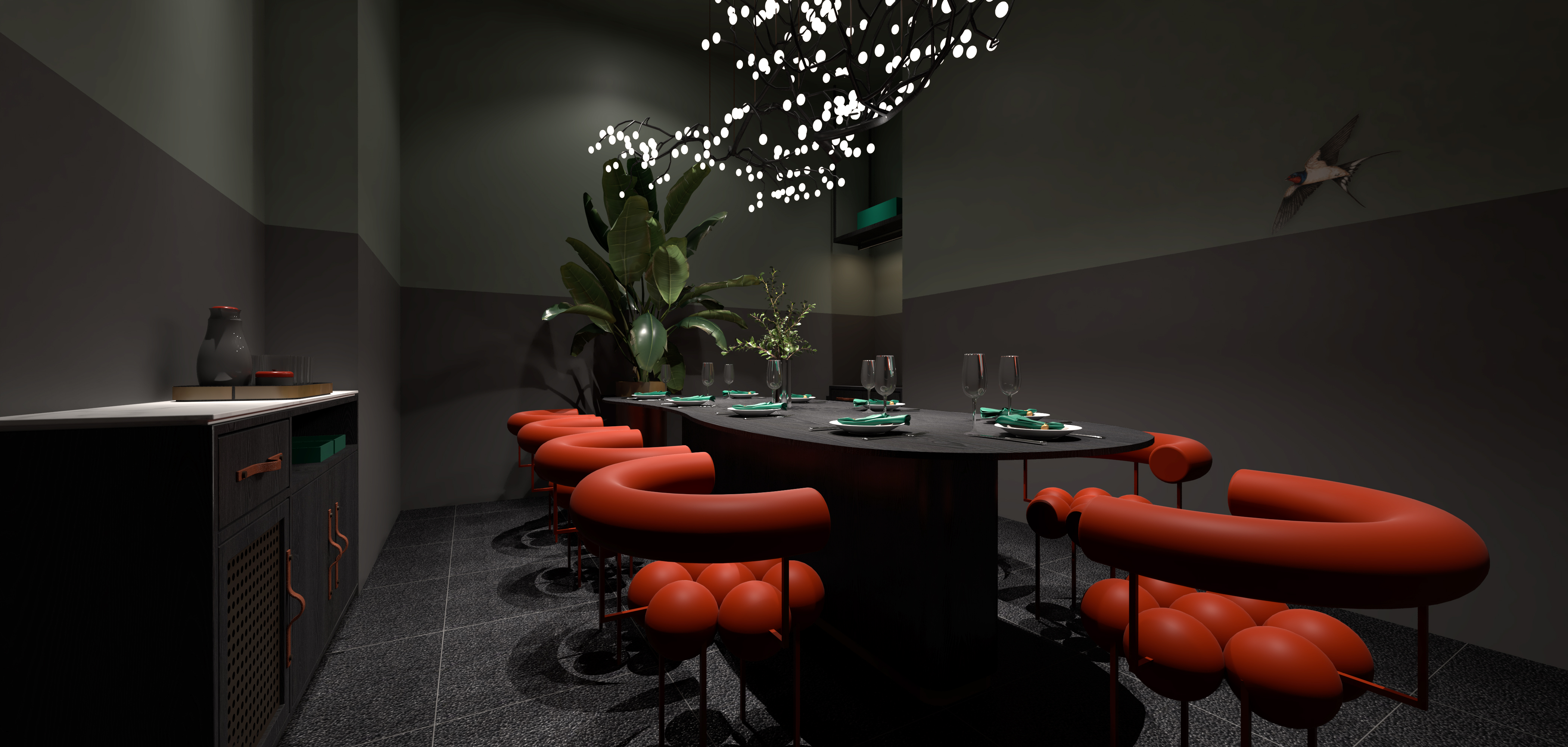 北京市中心酒店项目局部空间设计改造