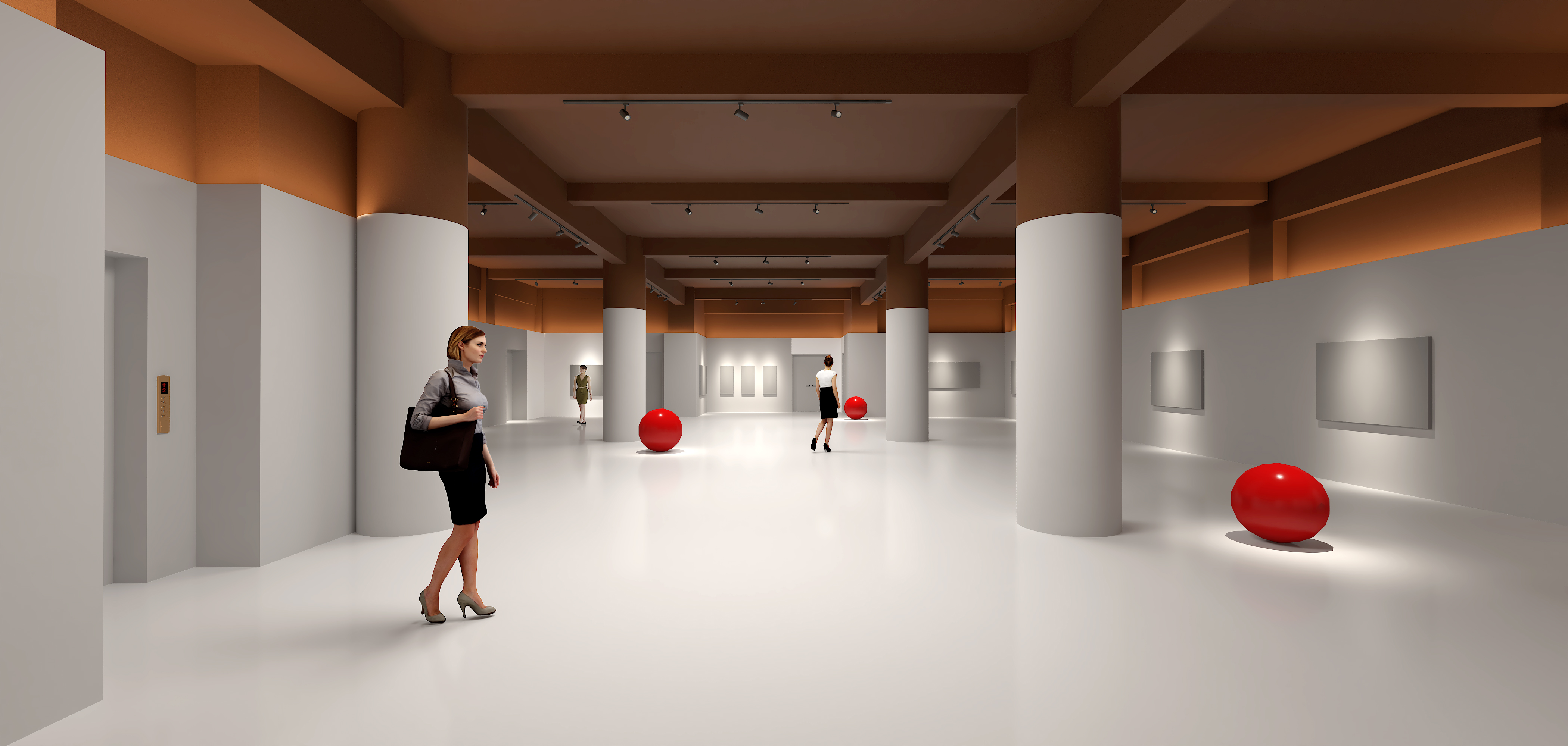 北京市中心酒店项目局部空间设计改造