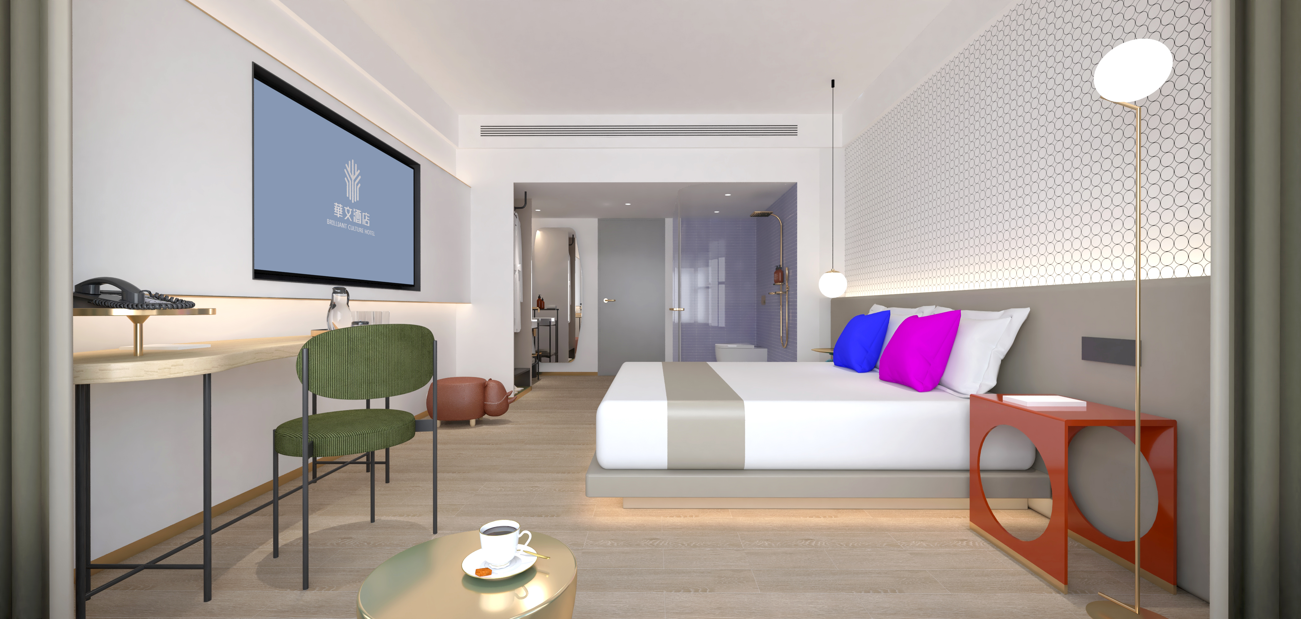 北京市中心酒店项目局部空间设计改造