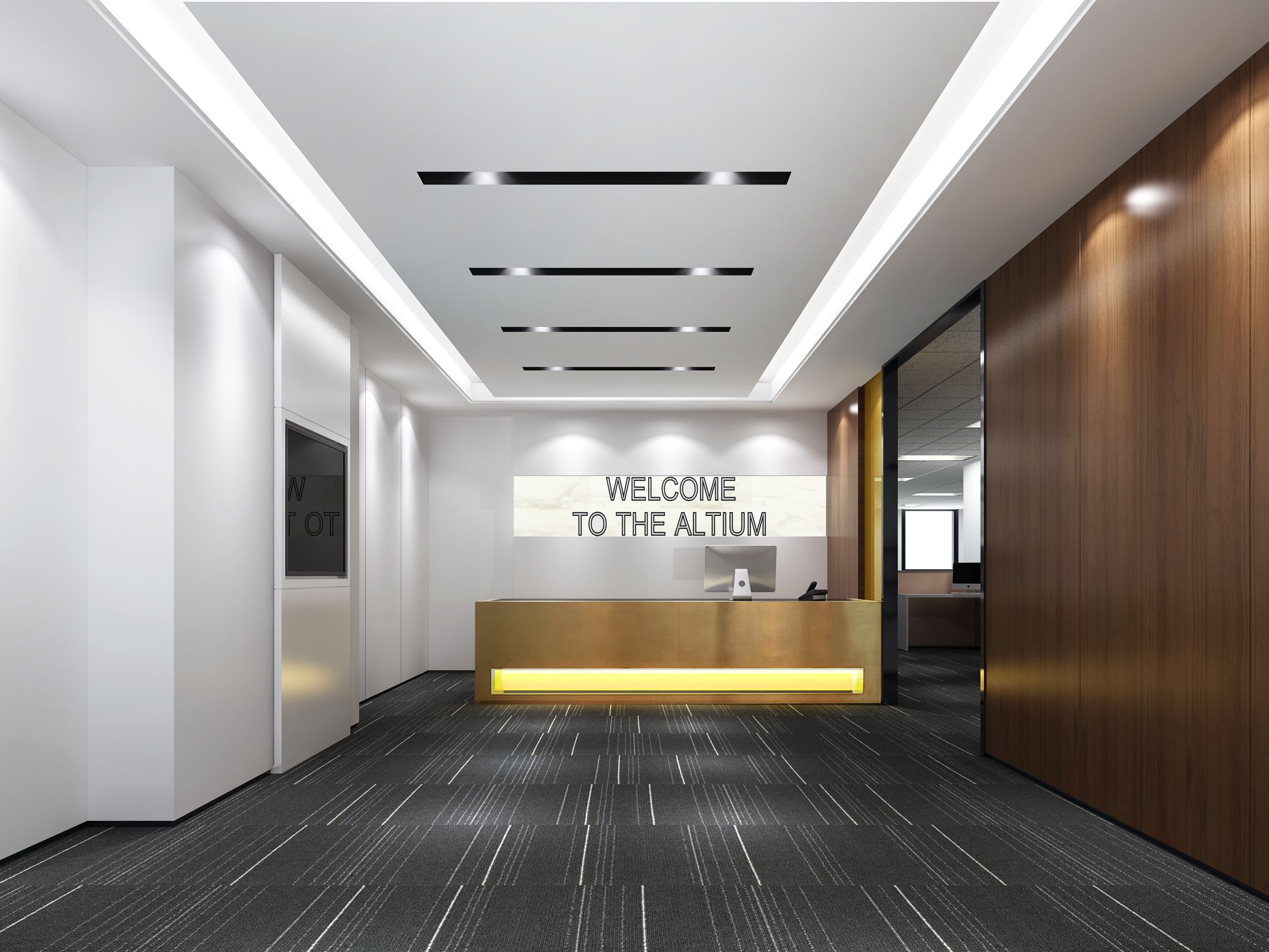 现代主题办公空间