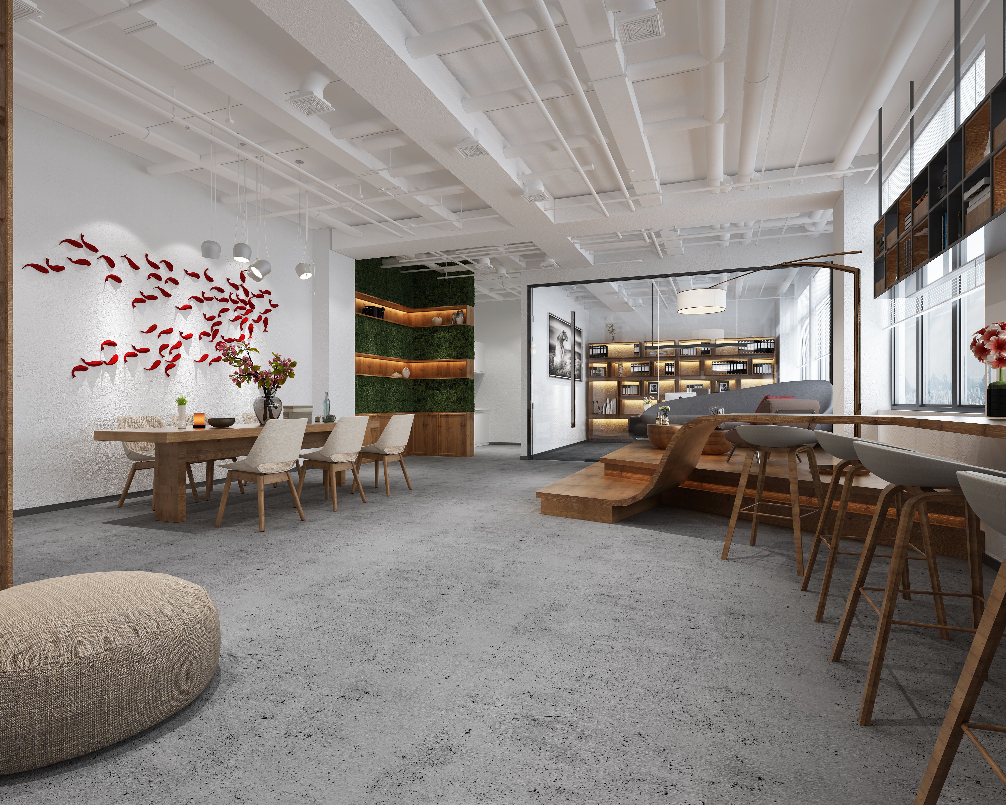 现代主题办公空间