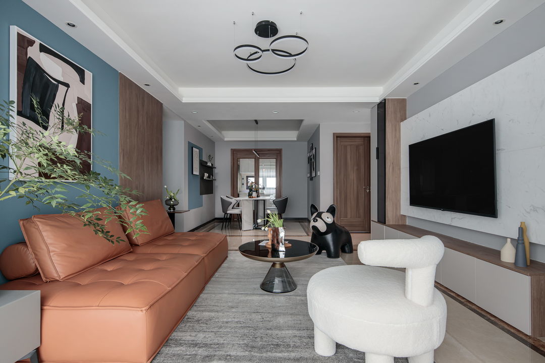 132m现代简约风格装修效果图