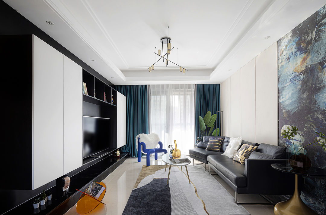 120平米混搭风格，不被定义风格的时尚之家