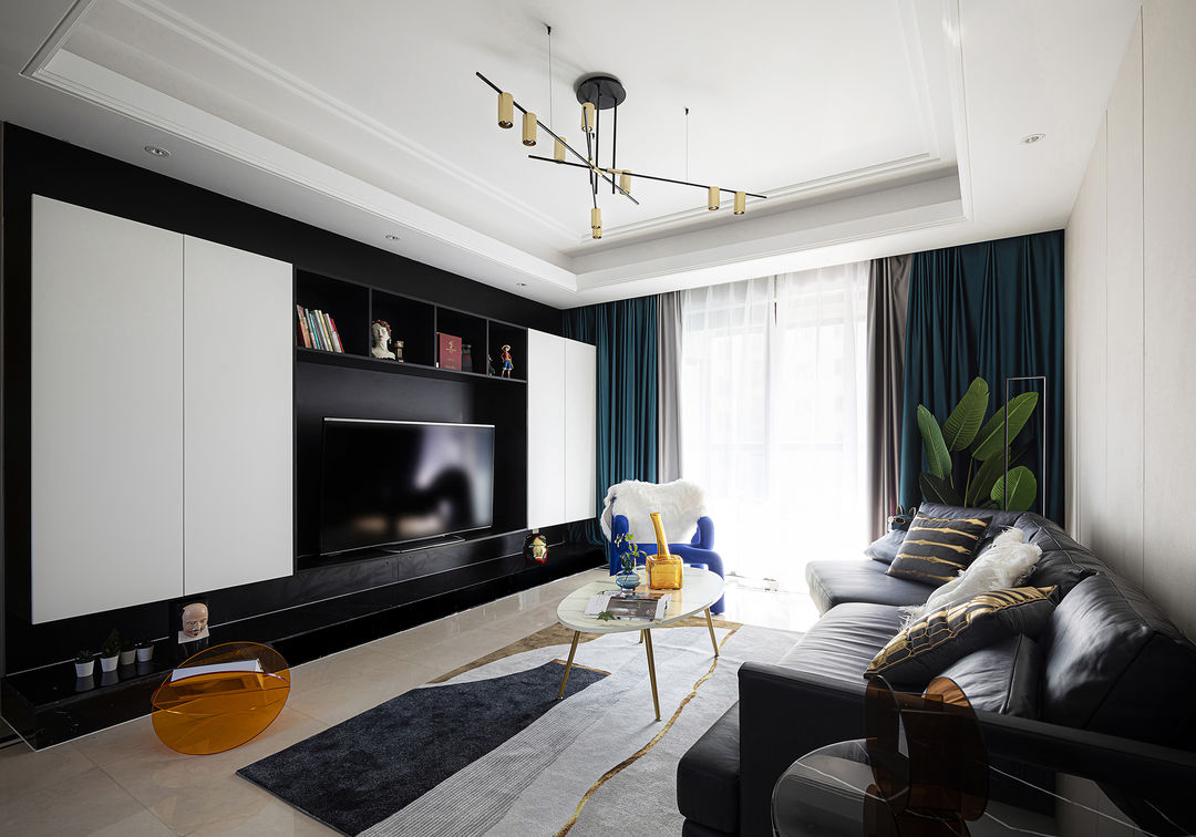 120平米混搭风格，不被定义风格的时尚之家